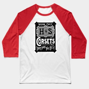 Vintage Ads - Corsets Baseball T-Shirt